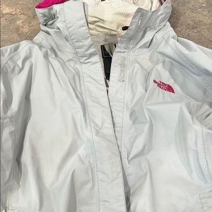 The north face rain coat